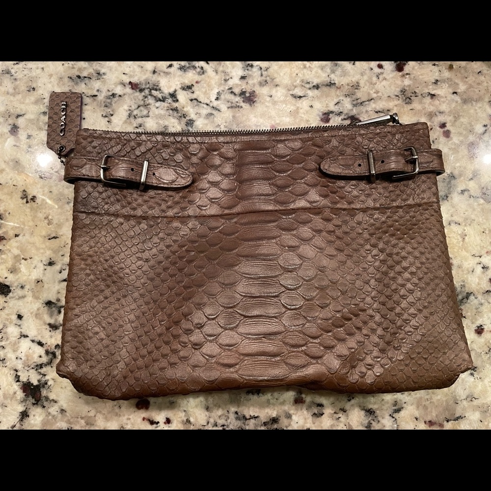 Brown Coach Clutch!